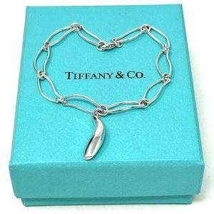 Authentic Tiffany & Co. Frank Gehry Fish Dangle Charm Bracelet